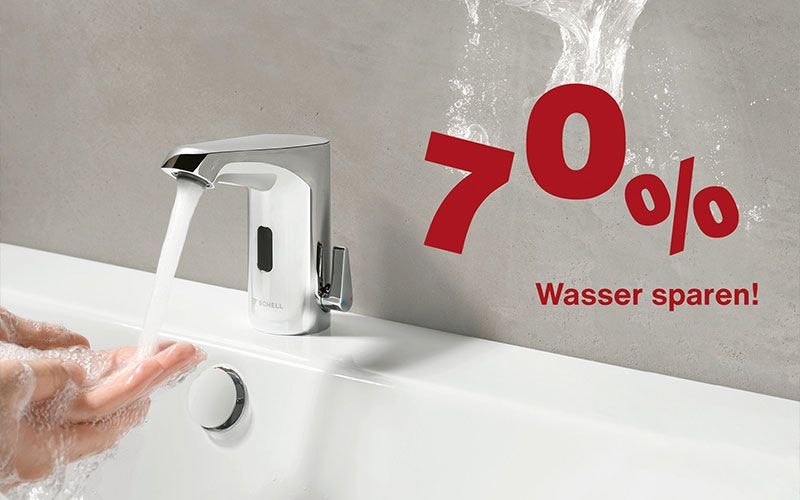 Bis zu 70 % Wasser sparen